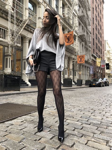 gucci tights outfit ideas|outfits with gucci stockings.